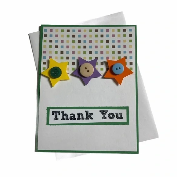 Thank You Stars Card Bundle Set of 5 - Picture 5 of 13